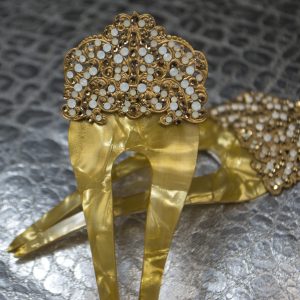 Pack peinas doradas para novia en Malumor